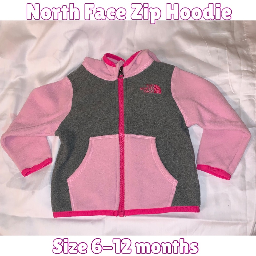 The North Face Baby Girl Zip Up Hoodie Jacket